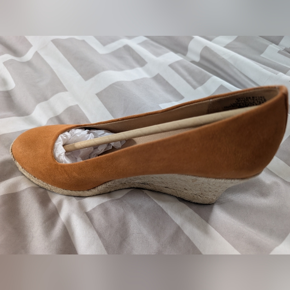 NWT JCrew suede espadrille wedge